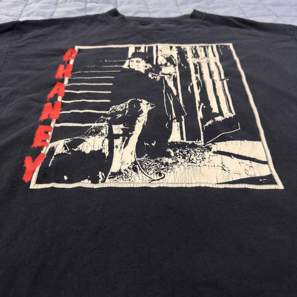 Vintage Lon Chaney After Midnight T-Shirt Horror All Sport USA Made Black XL - Picture 7 of 14